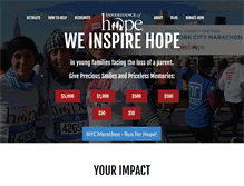 Tablet Screenshot of inheritanceofhope.org